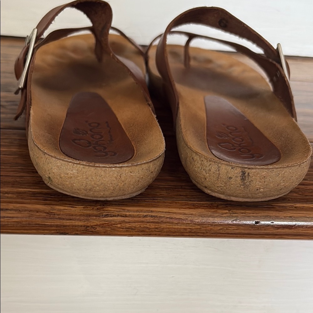 YOKONO brown sandals, size 6 - Picture 3 of 6